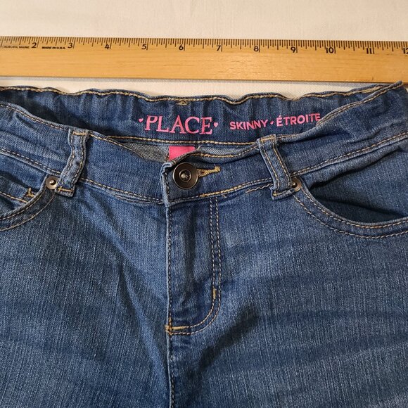 The Children’s Place Skinny Jeans Size 12 Dark Wash Denim Stretch Youth Pants - Picture 8 of 8